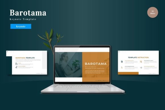 Barotama: A Keynote Template for Cohesive Visual Storytelling