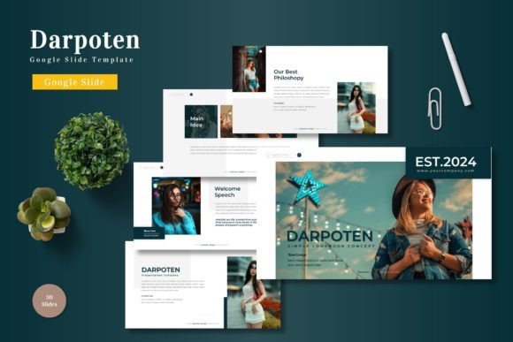 Darpoten: A Modern Google Slides Template for Polished Presentations