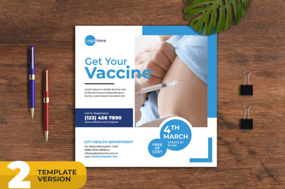 Designing Impactful Covid-19 Vaccination Social Media Banners