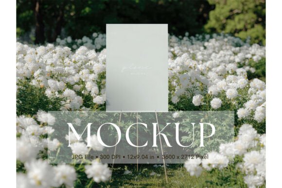 Display Your Art with Welcome Sign, Wedding Sign Mockup_42