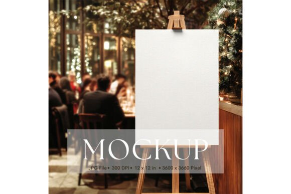 Elevate Your Artwork: The Clean Mockup for Modern Designers