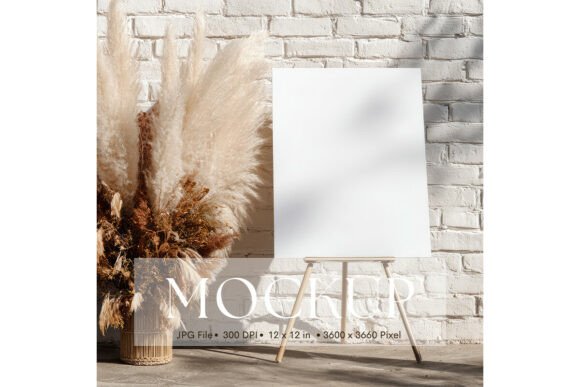 Elevate Your Artwork with the Welcome Sign, Wedding Sign Mockup_212