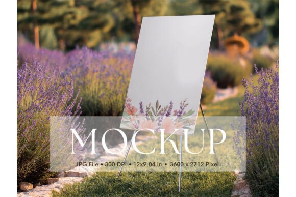 Showcase Your Artwork with a Clean Wedding Sign Mockup