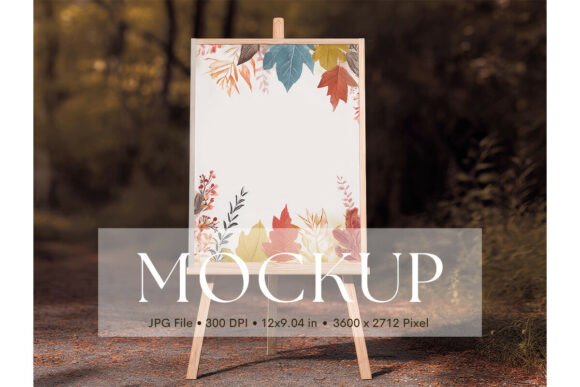 Showcase Your Artwork with the Wedding Sign Mockup_9