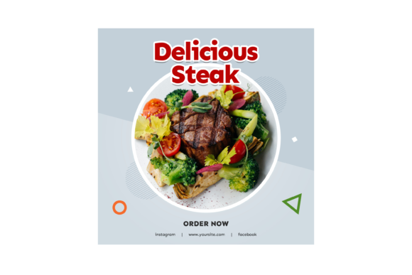 Smart Object Mastery: The Delicious Steak Instagram Post PSD