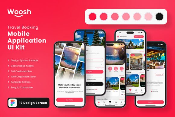 Streamline Your Travel App Design with a Ready-Made UI Kit