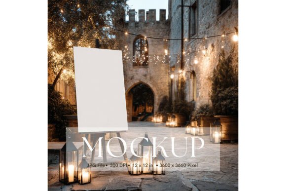 Welcome Sign Mockup_209: Elevate Your Wedding Designs