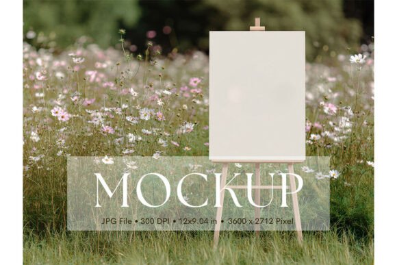 Welcome Sign Mockup_52: Showcase Your Artwork with Clarity