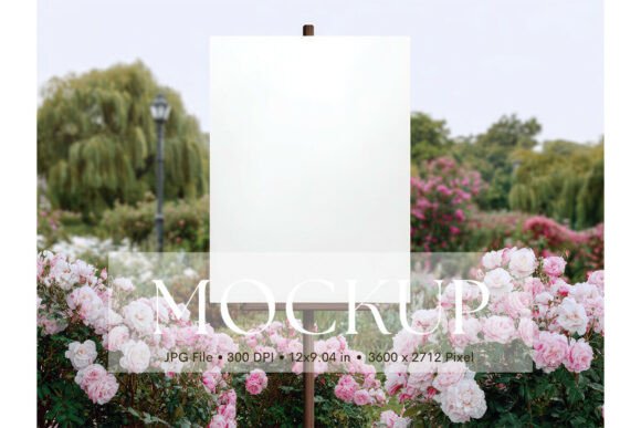Welcome Sign Mockup_56: A Clean Canvas for Your Artwork
