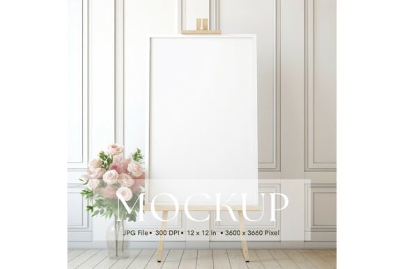 Welcome Sign Mockup: Your Artwork, Perfectly Presented