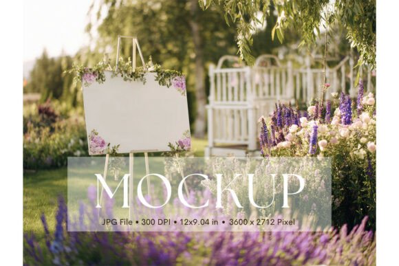 Welcome Sign, Wedding Sign Mockup_14: Showcase Your Artwork Simply