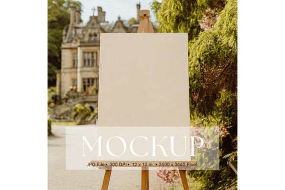 Welcome Sign, Wedding Sign Mockup_158: Elevate Your Artwork Display