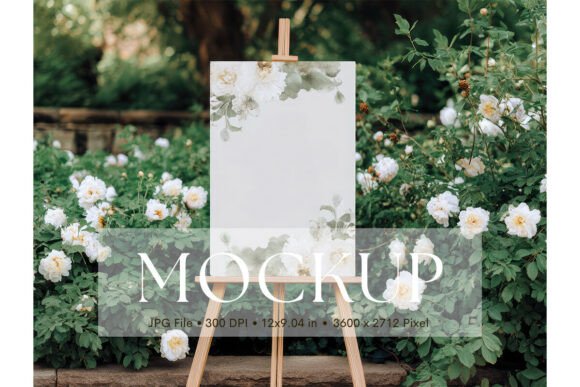 Welcome Sign, Wedding Sign Mockup_45: Present Your Designs Beautifully