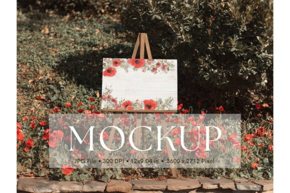 Welcome Sign, Wedding Sign Mockup_7: A Clean Canvas for Your Designs